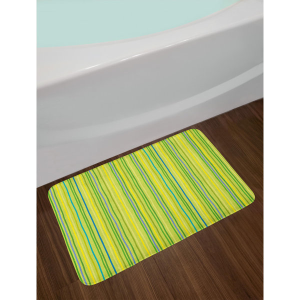 East Urban Home Pastel Toned Lime Green Bath Rug Wayfair.ca